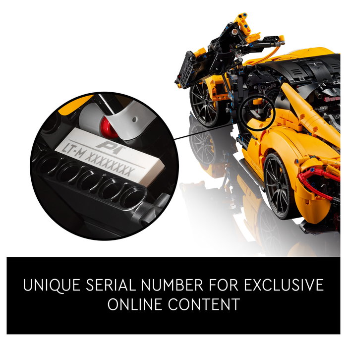 LEGO Technic McLaren P1, Juego Construcción 3893 Piezas, Adulto, Multicolor