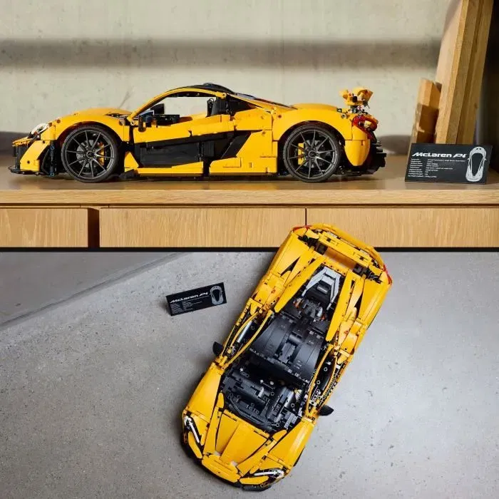Lego 42172 McLaren P1 - Kit de Modelo de Hiperdeportivo para Adultos Entusiastas de Vehículos