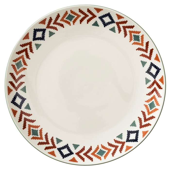 Home Deco Factory Plato Llano Porcelana Mirage Diámetro 27 cm Colección Mirage