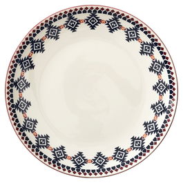 Home Deco Factory Plato Llano Porcelana Mirage Diámetro 27 cm Colección Mirage