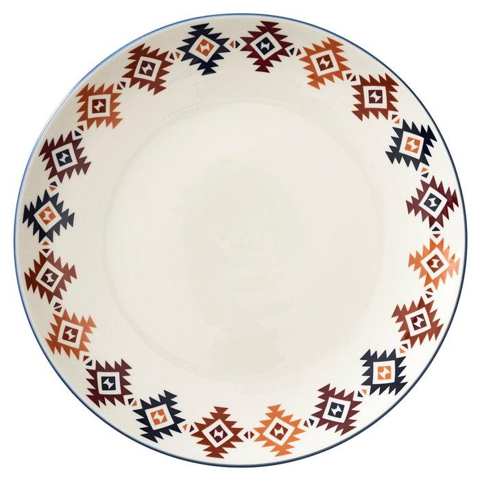 Home Deco Factory Plato Llano Porcelana Mirage Diámetro 27 cm Colección Mirage
