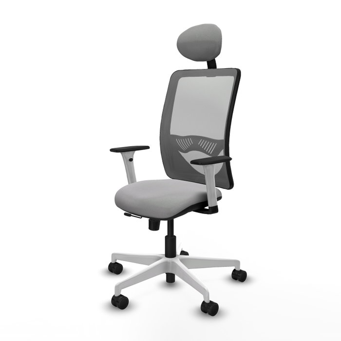 PIQUERAS Y CRESPO Silla de oficina Zulema con mecanismo Sincro/Traslack, Gris claro PIQUERAS Y CRESPO Silla de oficina Zulema con mecanismo Sincro/Traslack, Gris claro