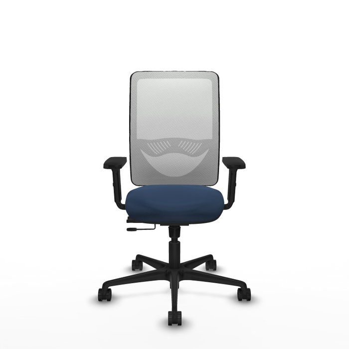 PIQUERAS Y CRESPO Silla de oficina Zulema Azul marino y Blanco PIQUERAS Y CRESPO Silla de oficina Zulema Azul marino y Blanco