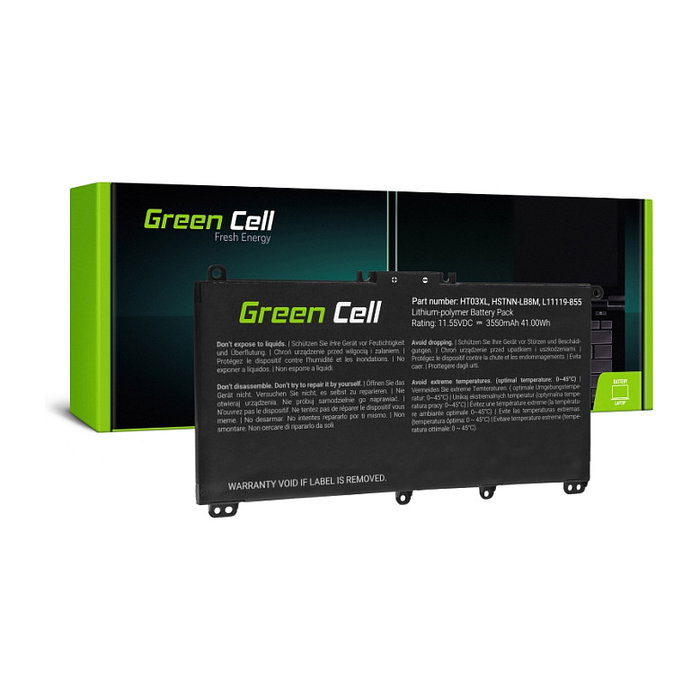 Green Cell Batería HT03XL para HP