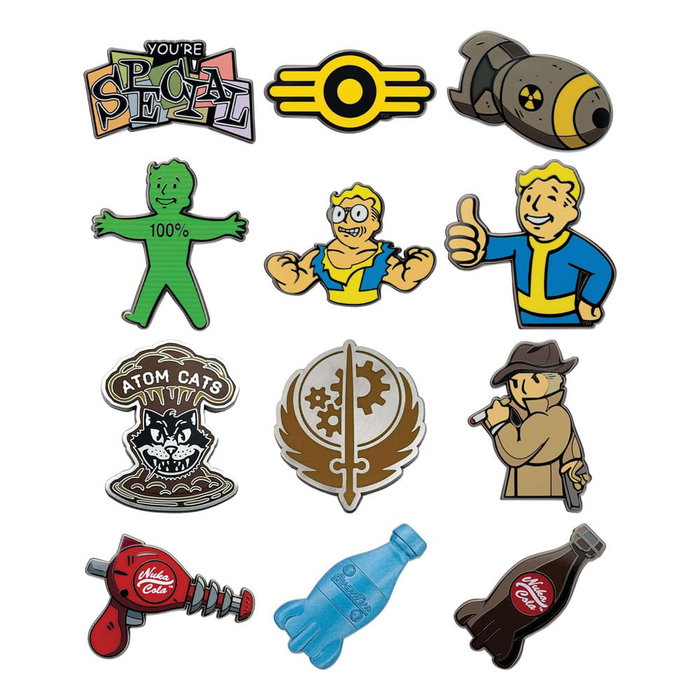 FaNaTtik Fallout Chapas Mystery Pin Badge Volume 2 Expositor (12) lifsache de metal con caja sorpresa FaNaTtik Fallout Chapas Mystery Pin Badge Volume 2 Expositor (12) lifsache de metal con caja sorpresa