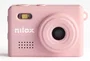 Nilox NXACCARRYCAMPK Cámara Deportiva de Acción HD 2MP CMOS con Pantalla LCD 0.96", Peso 18g, Color Rosa