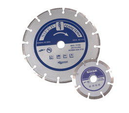 SIFER Disco Diamante 115 mm Segmentado Azul 7 mm
