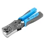 Phasak TD 018 Crimpadora Multifunción Profesional para RJ11/RJ12/RJ45 con Tester de Red LED integrado, Pelacables y Cortador
