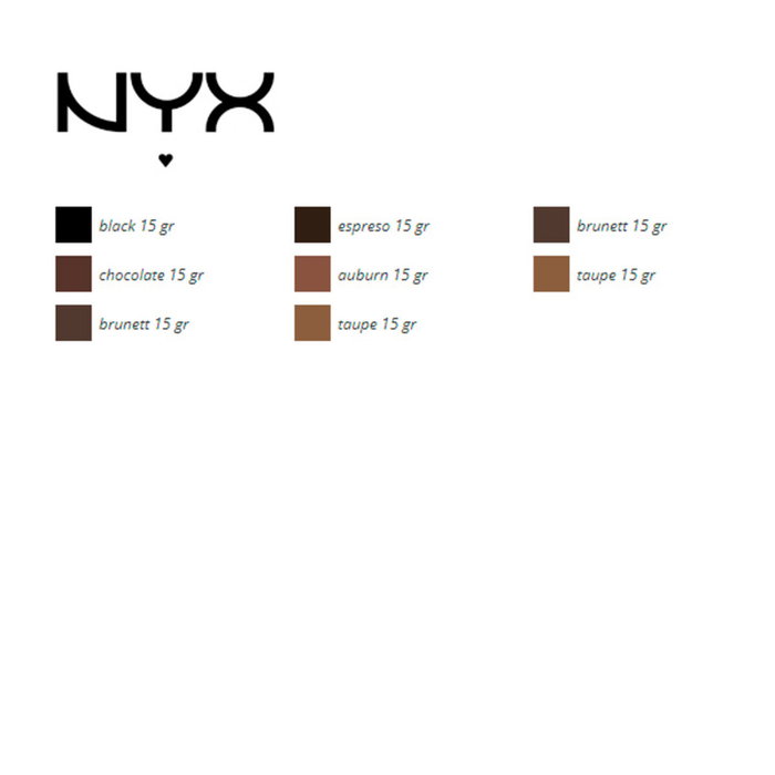 NYX Fill Fluff Lápiz de Cejas 03 Auburn