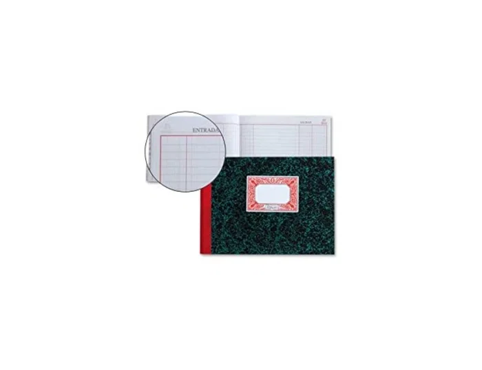 Miquelrius Cuaderno Cartone Cuarto Apaisado 100 Hojas Entrada y Salida Papel 70 g/m²