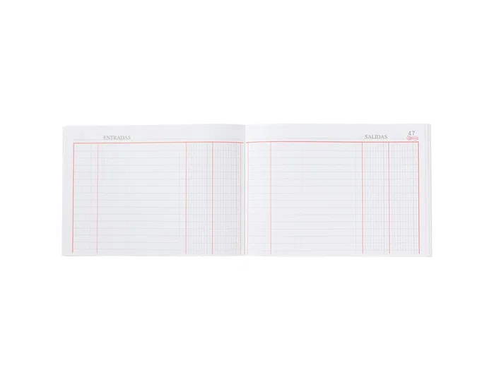 Miquelrius Cuaderno Cartone Cuarto Apaisado 100 Hojas Entrada y Salida Papel 70 g/m²