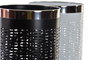 DKD Home Decor Paraguero Blanco Negro 23 x 50 x 23 cm (2 Unidades)