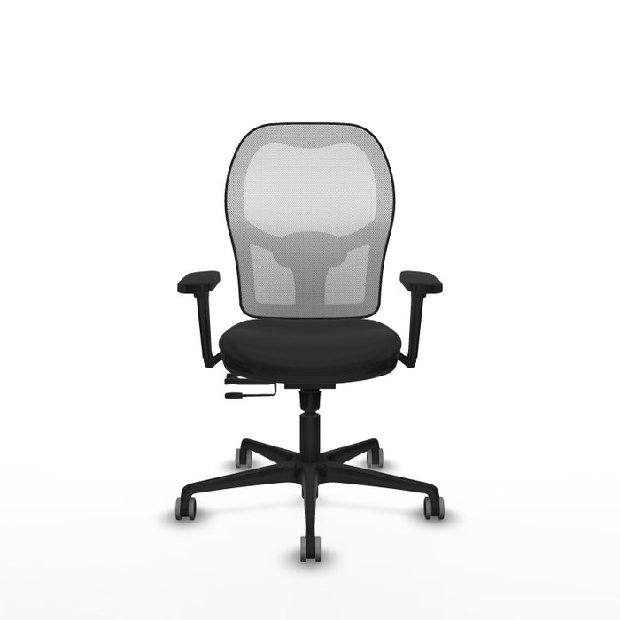 PIQUERAS Y CRESPO Silla de oficina Jorquera con mecanismo Sincro/Traslack, Negro y Blanco PIQUERAS Y CRESPO Silla de oficina Jorquera con mecanismo Sincro/Traslack, Negro y Blanco