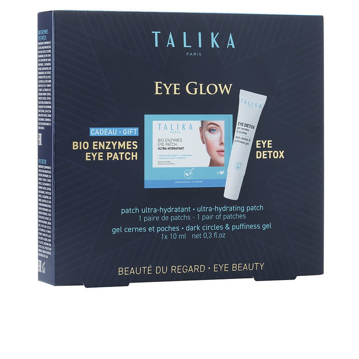 Talika EYE DETOX + BIO ENZYMES Estuche Parches y Gel Contorno de Ojos para Ojeras y Bolsas 2 pz Talika EYE DETOX + BIO ENZYMES Estuche Parches y Gel Contorno de Ojos para Ojeras y Bolsas 2 pz