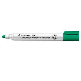 Staedtler Rotulador Pizarra Blanca Lumocolor 351 Punta Redonda Verde Set 10 Unidades (Set de 10)