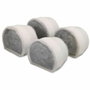 Drinkwell 4 filtros de carbón de repuesto para fuentes Avalon y Pagoda para gatos y perros