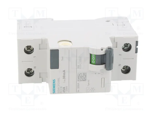 SIEMENS 5SV4312-0KL Interruptor diferencial 25A 30mA 1+N SIEMENS 5SV4312-0KL Interruptor diferencial 25A 30mA 1+N