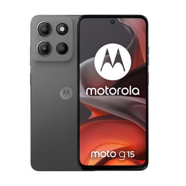 Motorola Moto G15 Smartphone 8GB RAM 256GB Gris Pantalla 6.72" FHD+ Cámara 50MP Batería 5200mAh