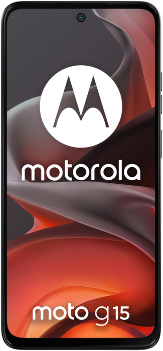 Motorola Moto G15 Smartphone 4G Android 15, Pantalla FHD+ 6.72", 256 GB Almacenamiento, 8 GB RAM, 5200 mAh, Cámara 50 MP, Carga TurboPower, Gris