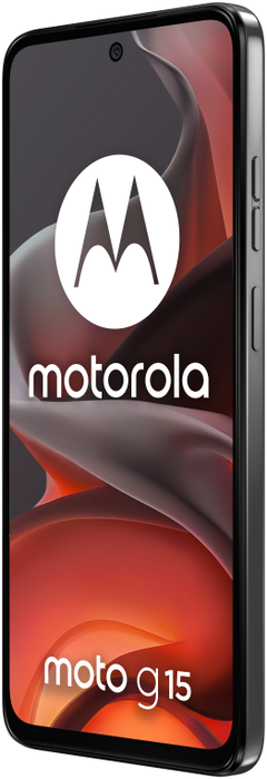 Motorola Moto G15 Smartphone 4G Android 15, Pantalla FHD+ 6.72", 256 GB Almacenamiento, 8 GB RAM, 5200 mAh, Cámara 50 MP, Carga TurboPower, Gris