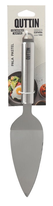 Quttin Pala Pastel Ss Silver 30.7 cm Ancho 6.4 cm Alto 3 cm (36 Unidades)
