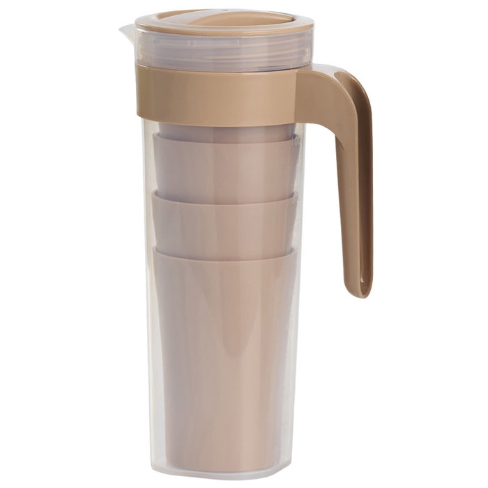 Day Jarra con Taza 1,4 L y 4 Vasos Day Colores Surtidos No Apta Lavavajillas Day Jarra con Taza 1,4 L y 4 Vasos Day Colores Surtidos No Apta Lavavajillas