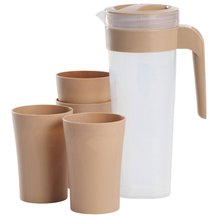 Day Jarra con Taza 1,4 L y 4 Vasos Day Colores Surtidos No Apta Lavavajillas Day Jarra con Taza 1,4 L y 4 Vasos Day Colores Surtidos No Apta Lavavajillas