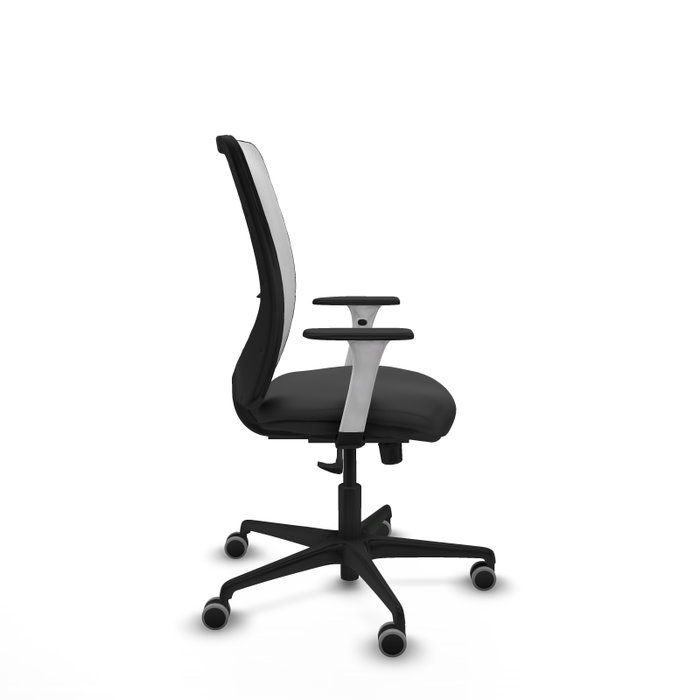 PIQUERAS Y CRESPO Silla de oficina Zulema con mecanismo Sincro, Gris oscuro y Blanco PIQUERAS Y CRESPO Silla de oficina Zulema con mecanismo Sincro, Gris oscuro y Blanco
