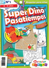 MEGASTAR EDITORIAL, Super Dino 01 - Pasatiempos Infantiles