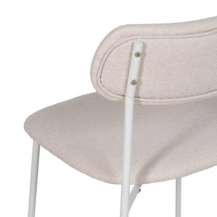 Ixia Silla Crema Tejido-Metal Contract Ixia Silla Crema Tejido-Metal Contract