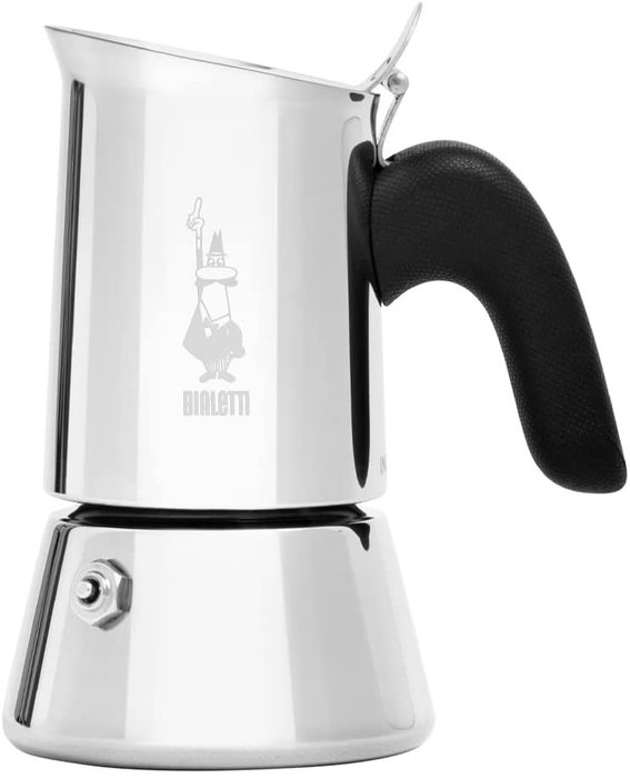 Bialetti NEW VENUS 2TZ Cafetera Italiana de Acero Inoxidable, Plata, 2 Tazas Bialetti NEW VENUS 2TZ Cafetera Italiana de Acero Inoxidable, Plata, 2 Tazas