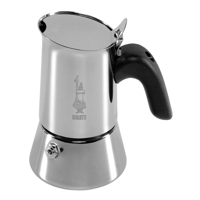 Bialetti NEW VENUS 2TZ Cafetera Italiana de Acero Inoxidable, Plata, 2 Tazas Bialetti NEW VENUS 2TZ Cafetera Italiana de Acero Inoxidable, Plata, 2 Tazas