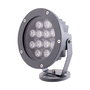 Limassol SL-CPD05-12W-CW Foco LED 12W 1100Lm 6000K Blanco Frío, Pincho para Jardín IP65, Basculante, Aluminio, Vida 50.000H
