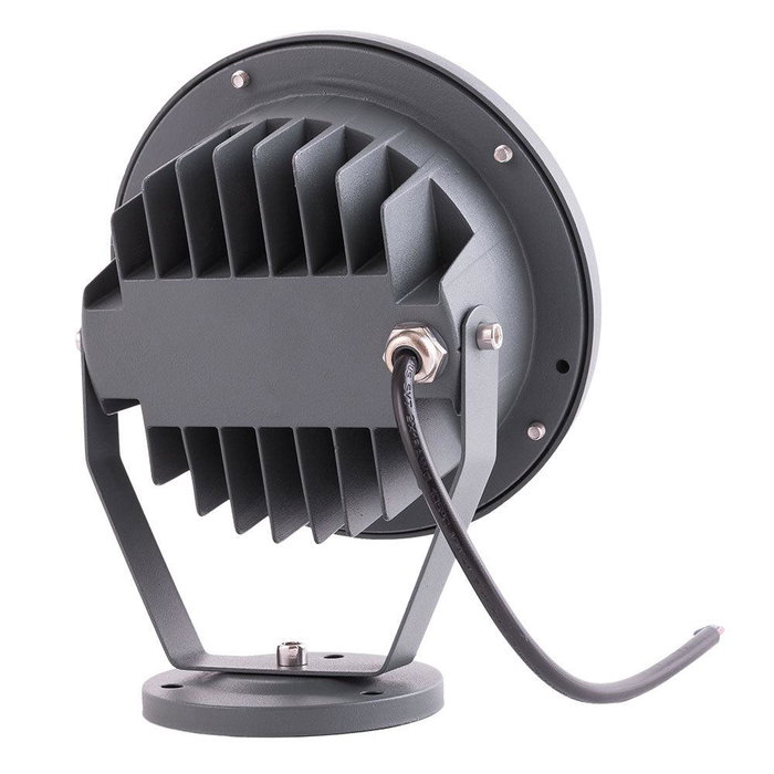 Limassol SL-CPD05-12W-CW Foco LED 12W 1100Lm 6000K Blanco Frío, Pincho para Jardín IP65, Basculante, Aluminio, Vida 50.000H