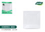Algon Set 5 Platos Cuadrados Plástico Eco 23 cm (36 Unidades)