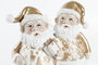 DKD Home Decor Figura de Resina Santa Surtido de 2 Unidades, Dorado