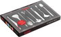 Alessi MSPOONSET Set 8 Cucharillas Café Acero Inoxidable 18/10 Diseño Miriam Mirri