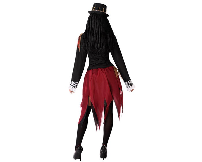 Disfraz de Bruja Vudú para Mujer Adulto Halloween M-L - Conjunto 2 Piezas (Chaqueta y Falda) Multicolor Disfraz de Bruja Vudú para Mujer Adulto Halloween M-L - Conjunto 2 Piezas (Chaqueta y Falda) Multicolor