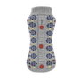 Nayeco Jersey Punto Flower 20 cm - Jersey para perro con estampado floral y botones rojos, ajustable