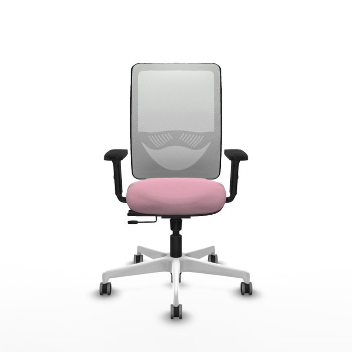PIQUERAS Y CRESPO Silla de oficina Zulema Rosa y Blanco PIQUERAS Y CRESPO Silla de oficina Zulema Rosa y Blanco