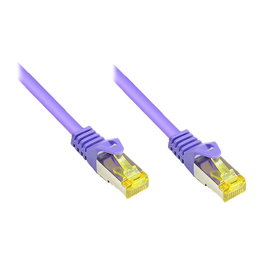 GoodConnections Cable de Red Cat7 RJ45-RJ45 7,5m Violeta