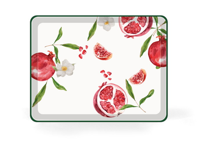 La Mediterranea Bandeja de Melamina Diseño 3 Frutas 27 x 21 cm (18 Unidades) La Mediterranea Bandeja de Melamina Diseño 3 Frutas 27 x 21 cm (18 Unidades)