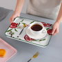 La Mediterranea Bandeja de Melamina Diseño 3 Frutas 27 x 21 cm (18 Unidades)