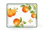 La Mediterranea Bandeja de Melamina Diseño 3 Frutas 27 x 21 cm (18 Unidades)