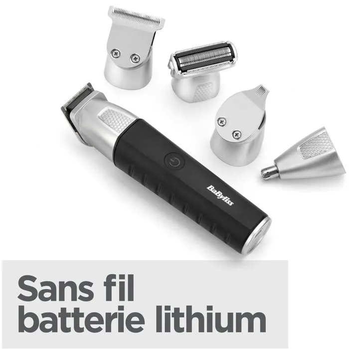Babyliss Recortadora multifuncional 11 en 1 P1363E - Batería de litio - Resistente al agua - Kit completo - BAB3030050207545 Babyliss Recortadora multifuncional 11 en 1 P1363E - Batería de litio - Resistente al agua - Kit completo - BAB3030050207545