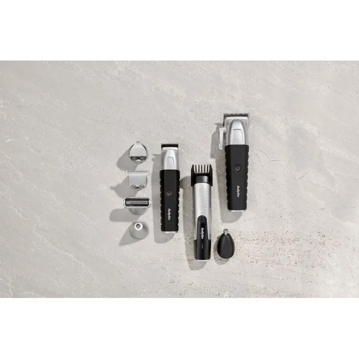Babyliss Recortadora multifuncional 11 en 1 P1363E - Batería de litio - Resistente al agua - Kit completo - BAB3030050207545 Babyliss Recortadora multifuncional 11 en 1 P1363E - Batería de litio - Resistente al agua - Kit completo - BAB3030050207545