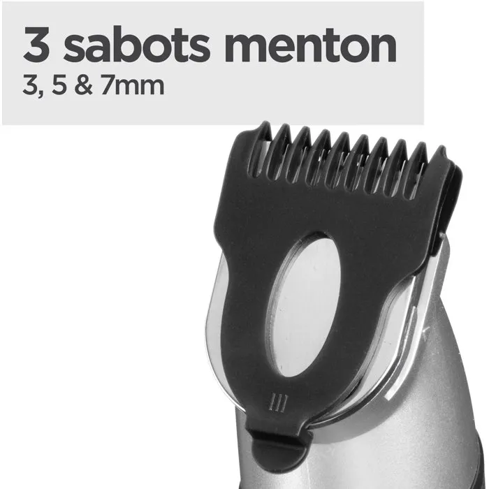 Babyliss Recortadora multifuncional 11 en 1 P1363E - Batería de litio - Resistente al agua - Kit completo - BAB3030050207545 Babyliss Recortadora multifuncional 11 en 1 P1363E - Batería de litio - Resistente al agua - Kit completo - BAB3030050207545