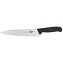 Victorinox Cuchillo de Trinchado Fibrox 22 cm Plata / Negro de Acero Inoxidable de Sliced Edge/Straight Edge