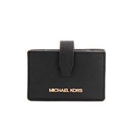Michael Kors Tarjetero Jet Set Travel 35F2GTVD0L-BLACK Negro