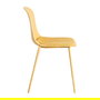 Silla Amarillo Pp-Metal Interior 46 X 51 X 85 cm (Set de 4)